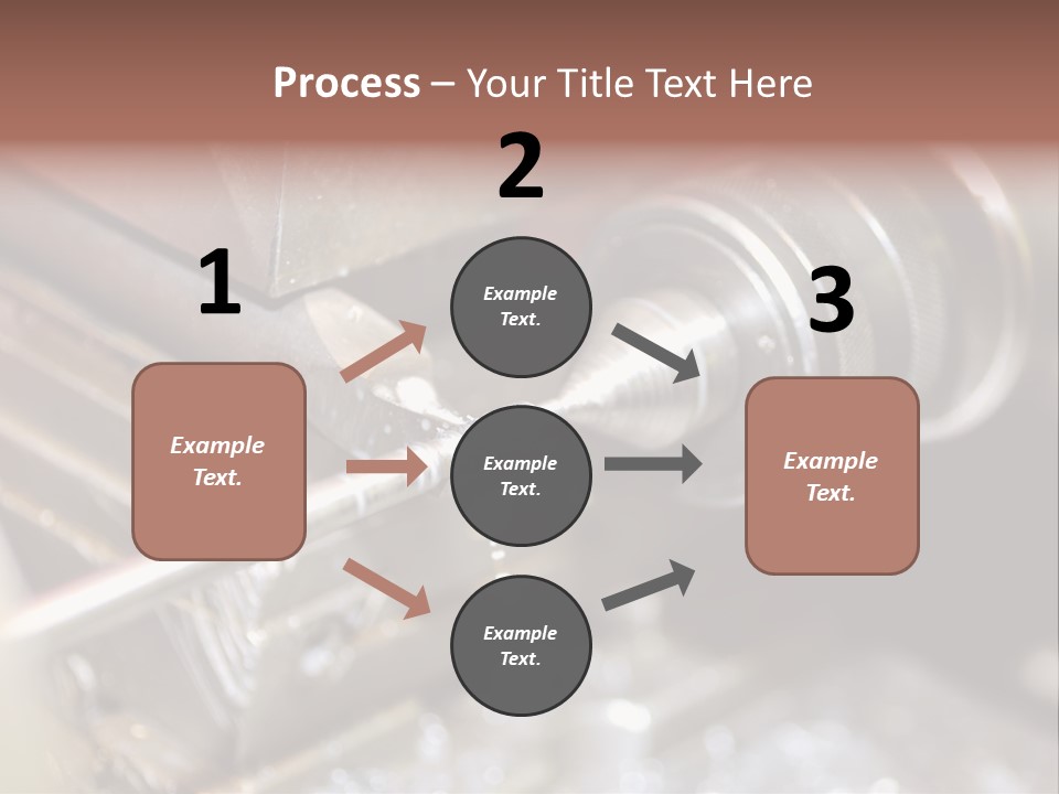 Shavings Worker Engine PowerPoint Template