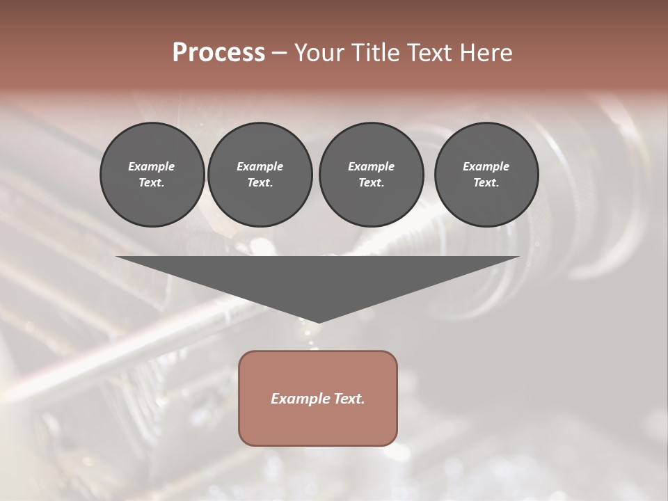 Shavings Worker Engine PowerPoint Template