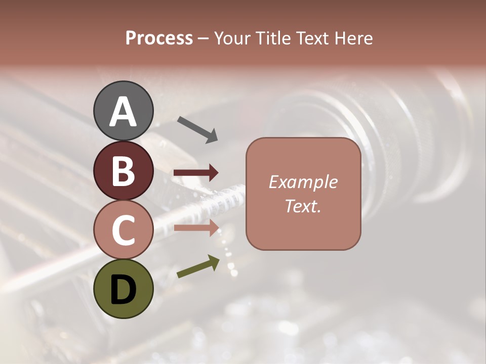 Shavings Worker Engine PowerPoint Template