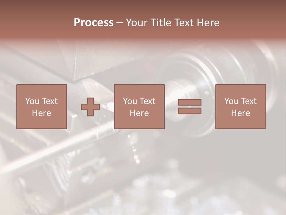 Shavings Worker Engine PowerPoint Template