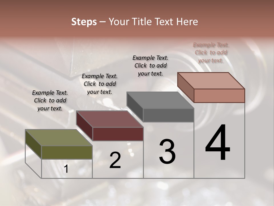 Shavings Worker Engine PowerPoint Template