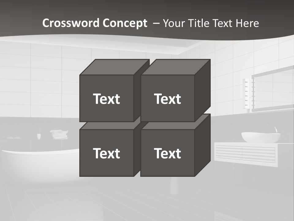 Lamp Steel Floor PowerPoint Template