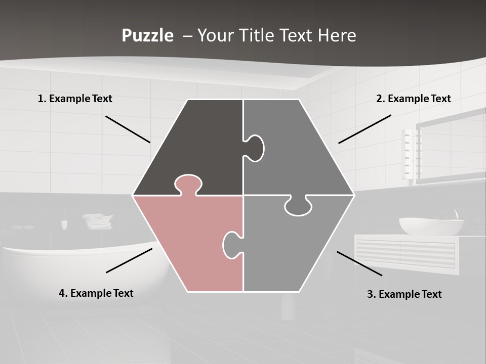 Lamp Steel Floor PowerPoint Template