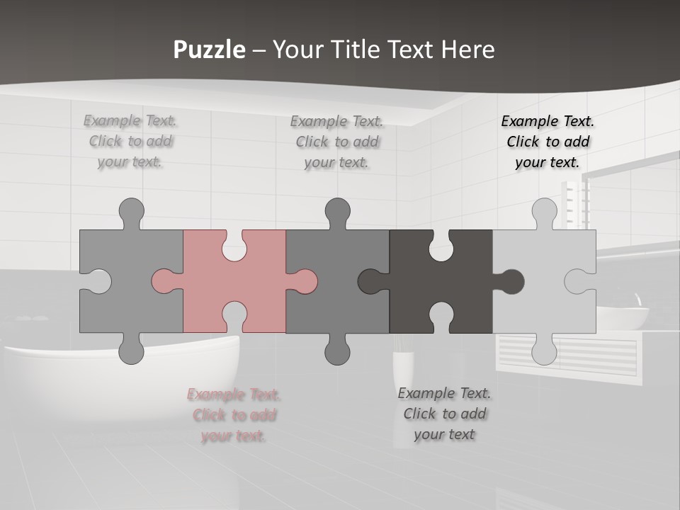 Lamp Steel Floor PowerPoint Template