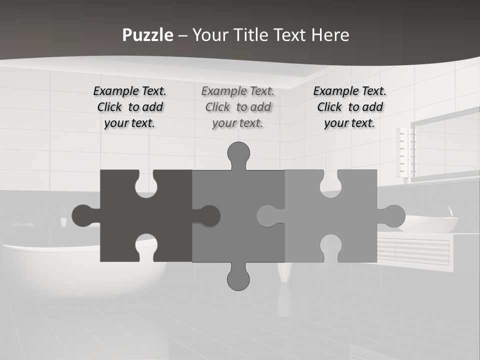 Lamp Steel Floor PowerPoint Template