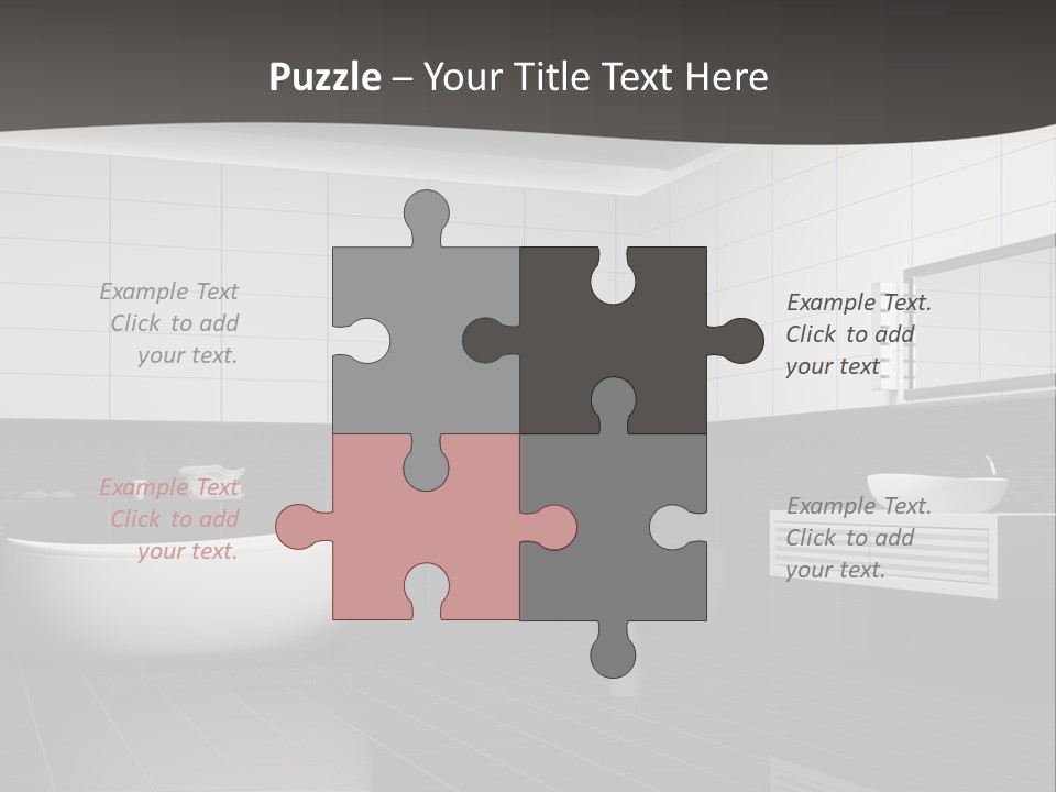 Lamp Steel Floor PowerPoint Template