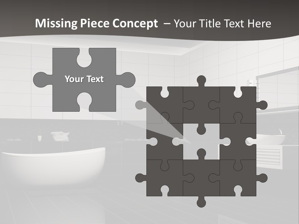 Lamp Steel Floor PowerPoint Template