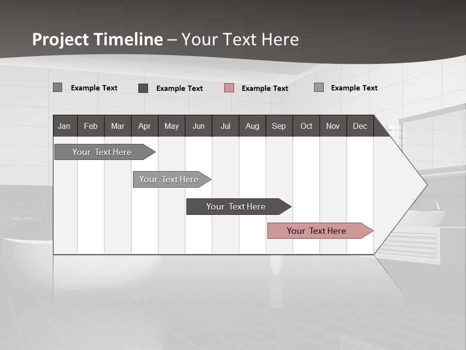 Lamp Steel Floor PowerPoint Template
