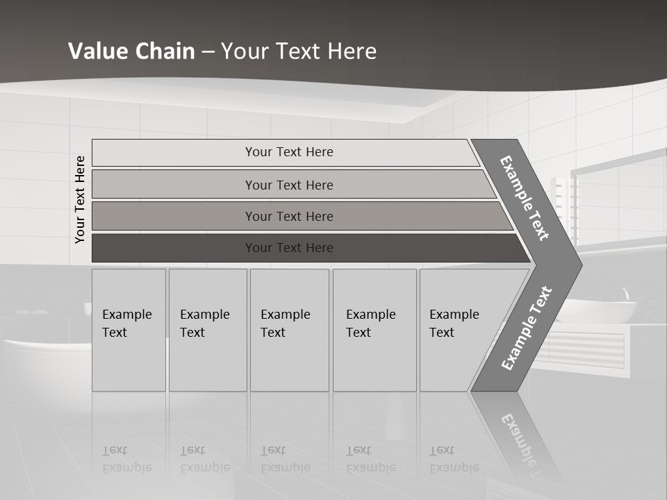 Lamp Steel Floor PowerPoint Template