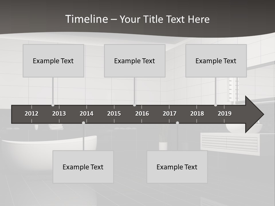 Lamp Steel Floor PowerPoint Template