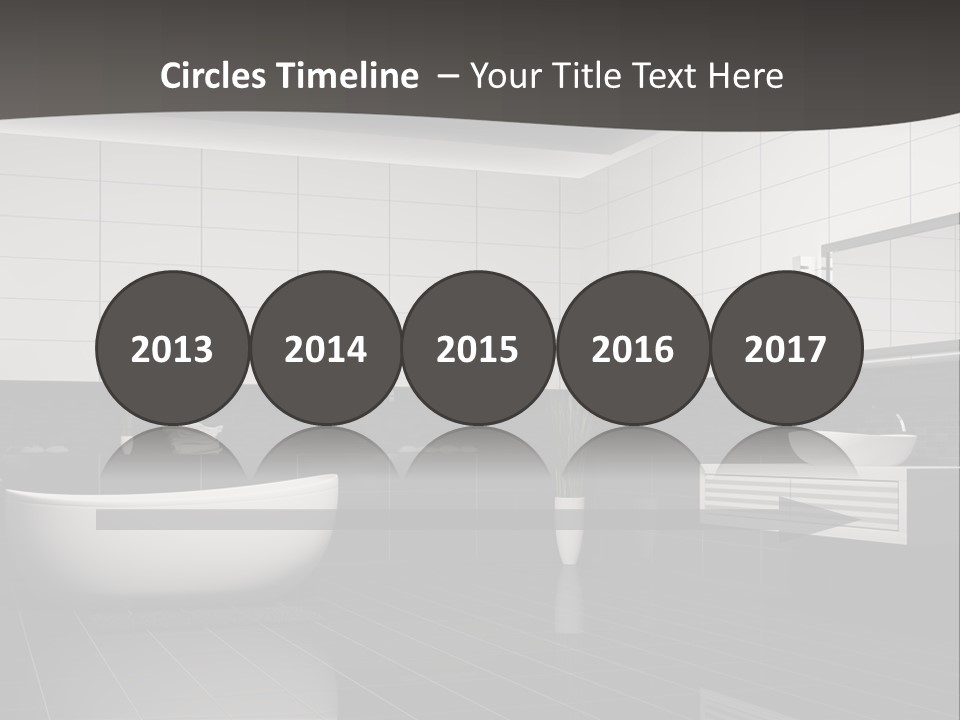 Lamp Steel Floor PowerPoint Template