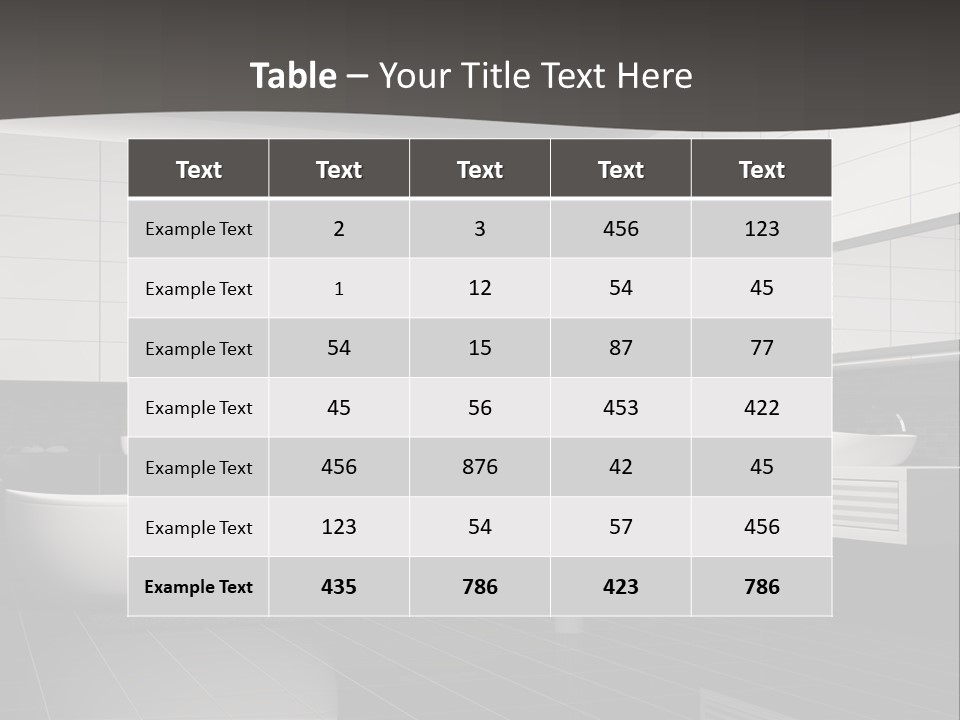 Lamp Steel Floor PowerPoint Template