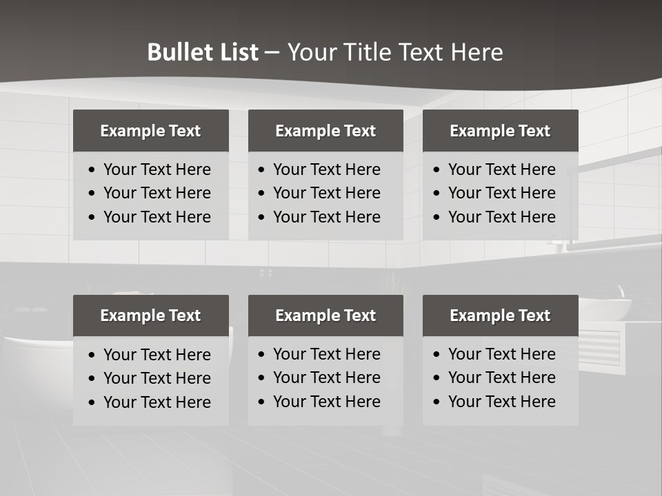 Lamp Steel Floor PowerPoint Template