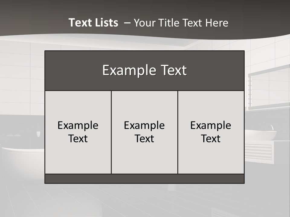 Lamp Steel Floor PowerPoint Template