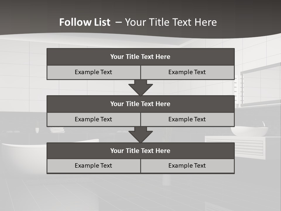Lamp Steel Floor PowerPoint Template