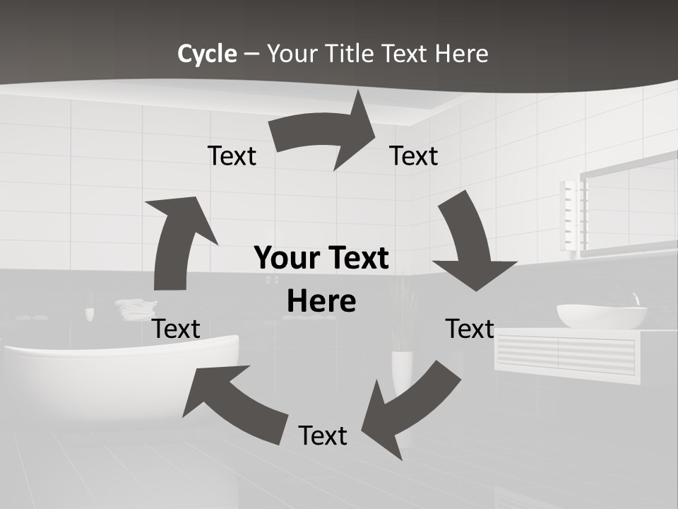 Lamp Steel Floor PowerPoint Template