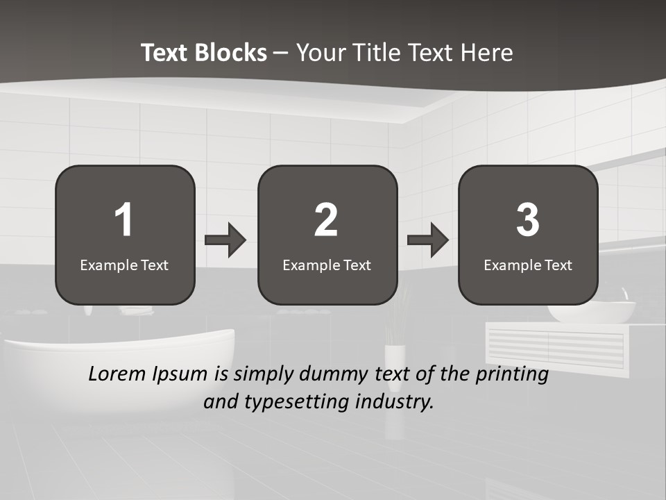 Lamp Steel Floor PowerPoint Template