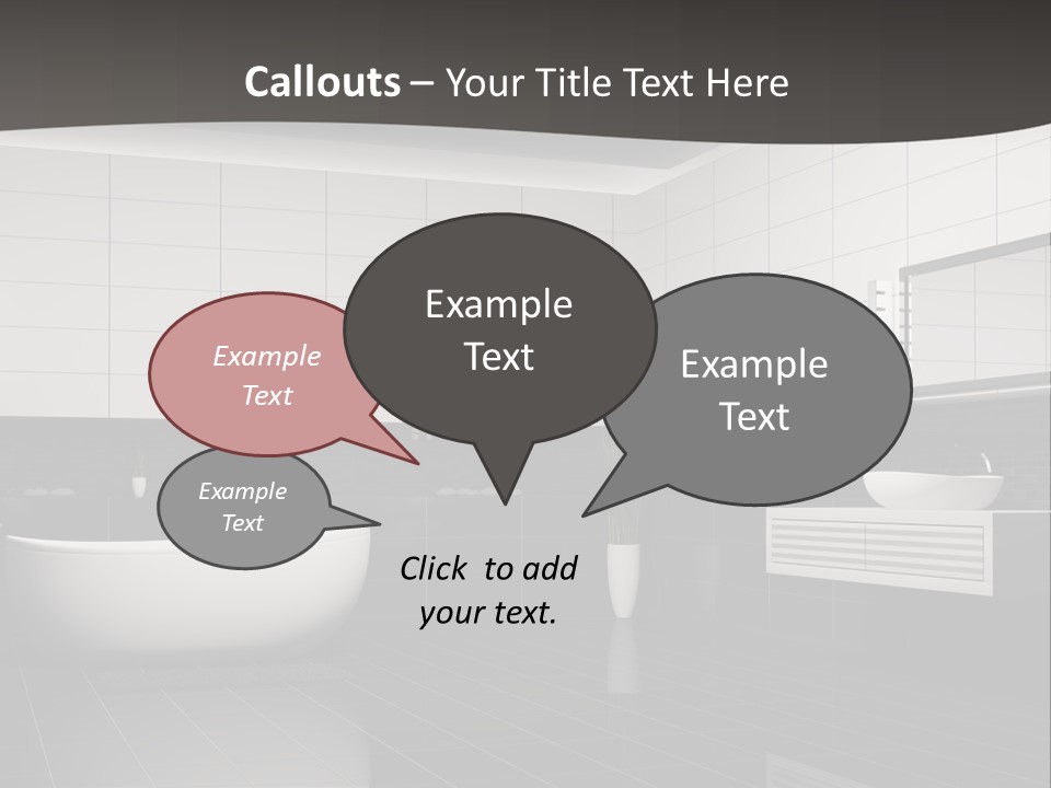 Lamp Steel Floor PowerPoint Template