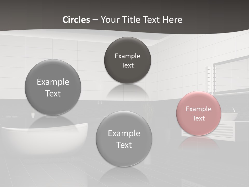 Lamp Steel Floor PowerPoint Template