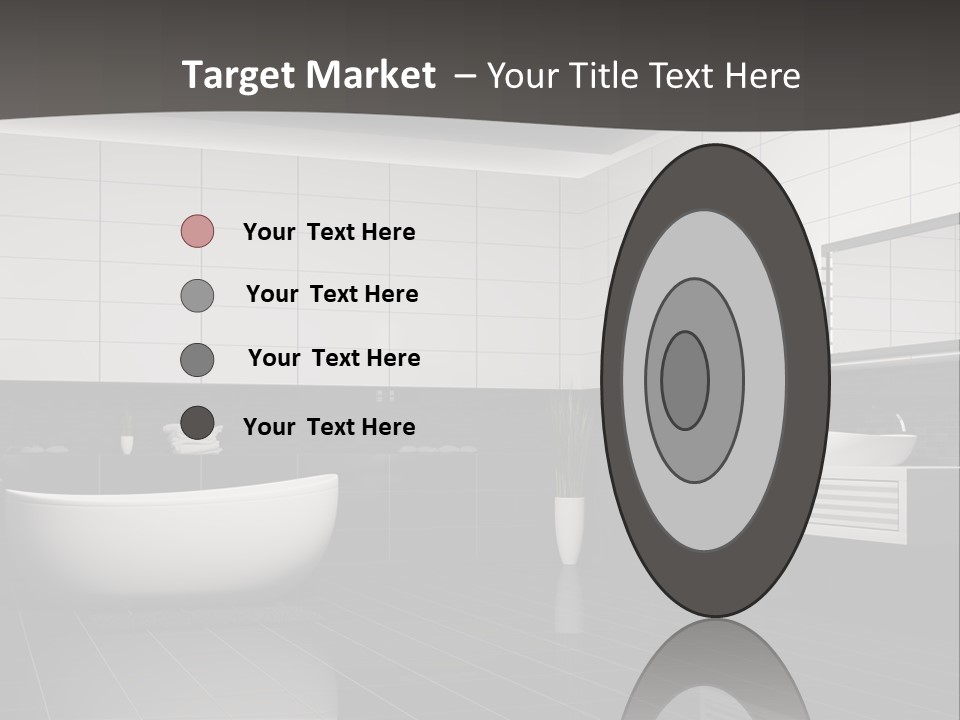 Lamp Steel Floor PowerPoint Template