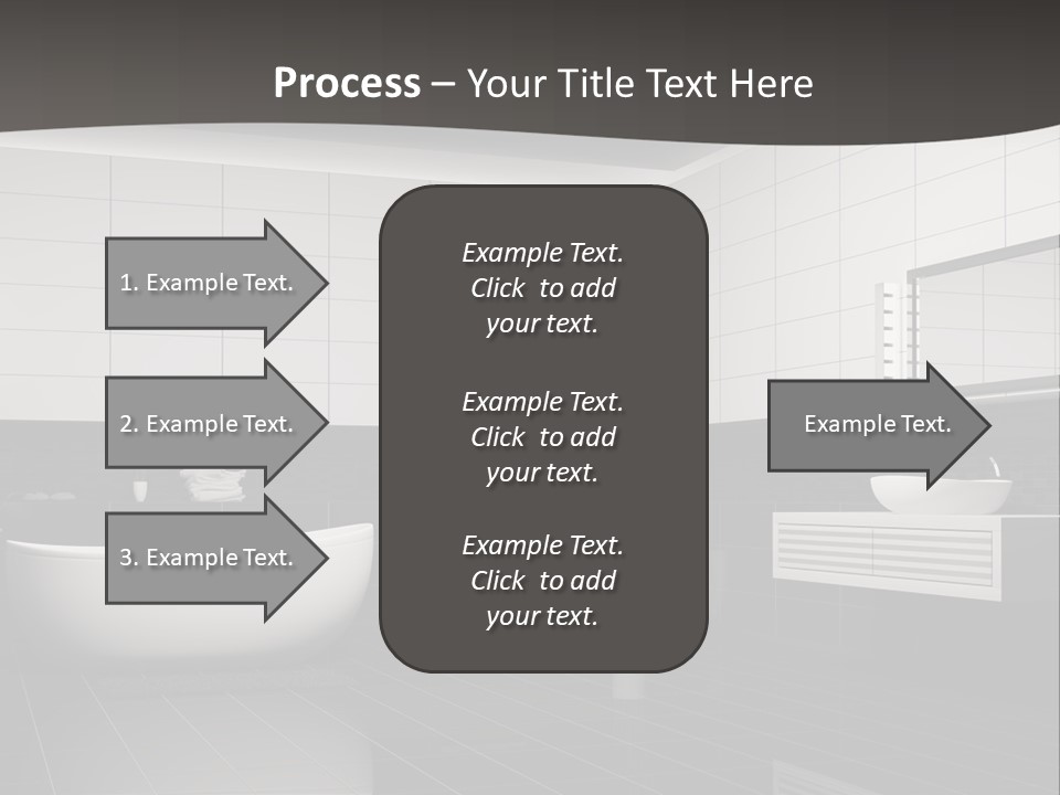 Lamp Steel Floor PowerPoint Template