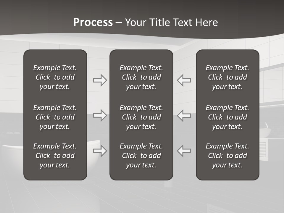 Lamp Steel Floor PowerPoint Template