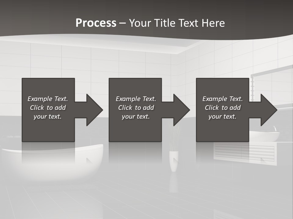 Lamp Steel Floor PowerPoint Template