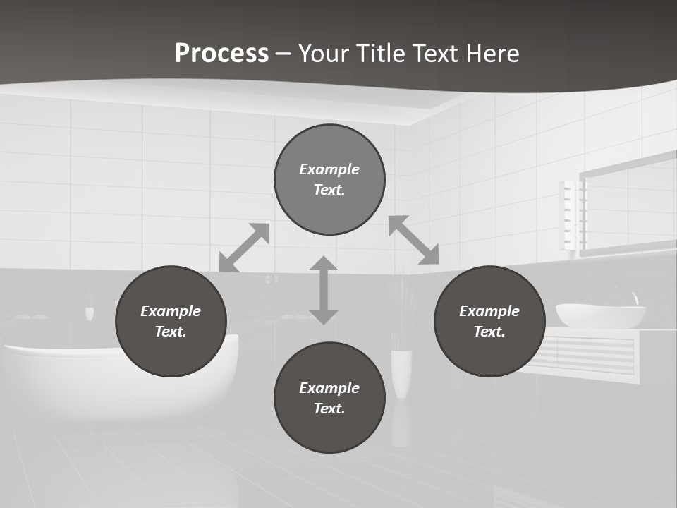 Lamp Steel Floor PowerPoint Template