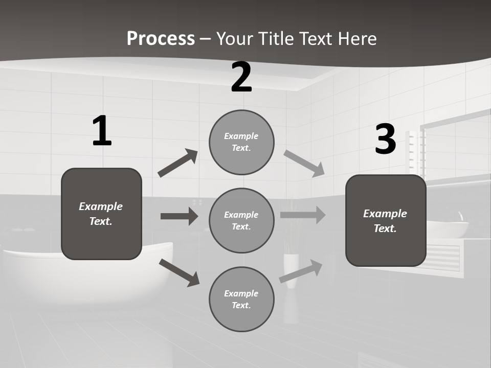 Lamp Steel Floor PowerPoint Template
