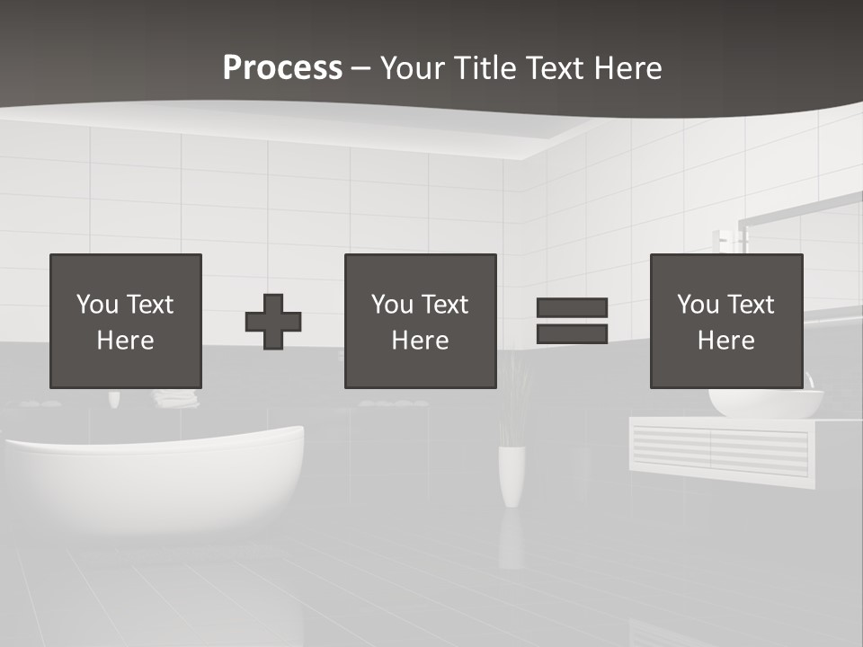 Lamp Steel Floor PowerPoint Template