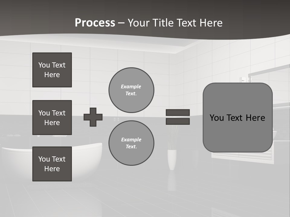 Lamp Steel Floor PowerPoint Template