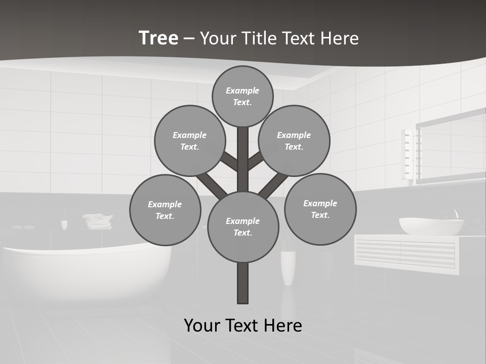 Lamp Steel Floor PowerPoint Template