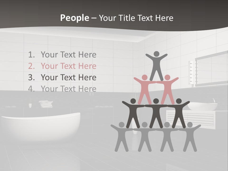 Lamp Steel Floor PowerPoint Template