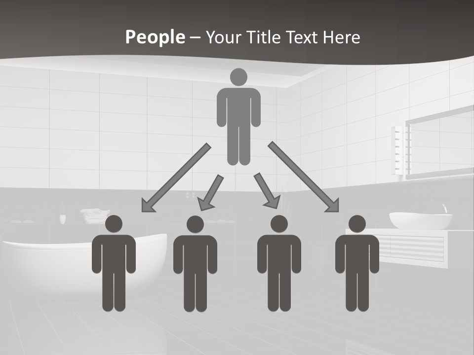 Lamp Steel Floor PowerPoint Template