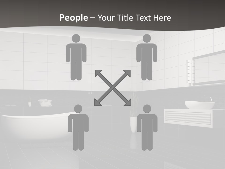 Lamp Steel Floor PowerPoint Template