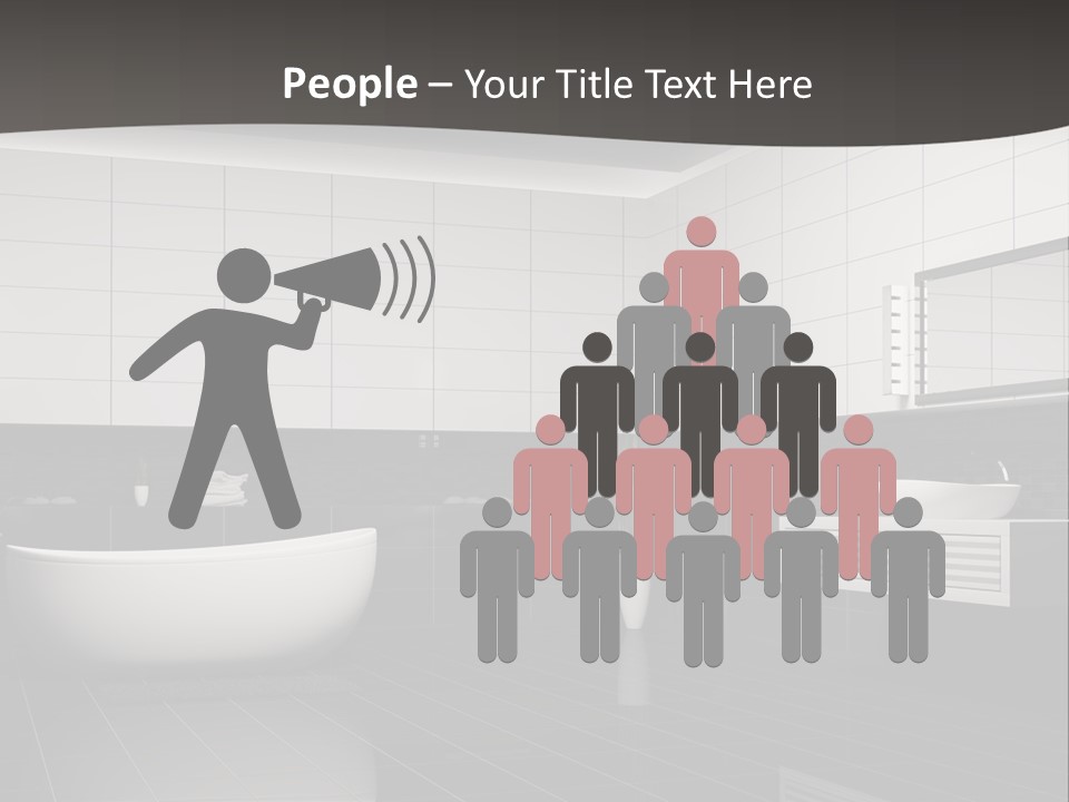 Lamp Steel Floor PowerPoint Template