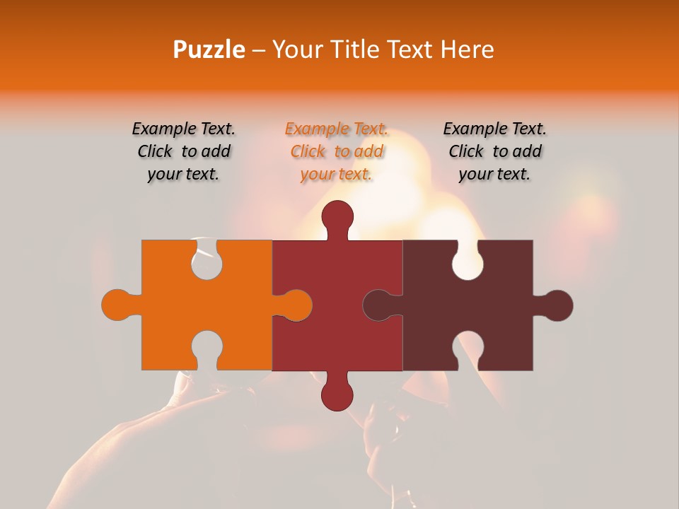 Two Glasses Of Wine Being Toasted By A Person PowerPoint Template