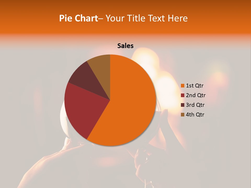 Two Glasses Of Wine Being Toasted By A Person PowerPoint Template