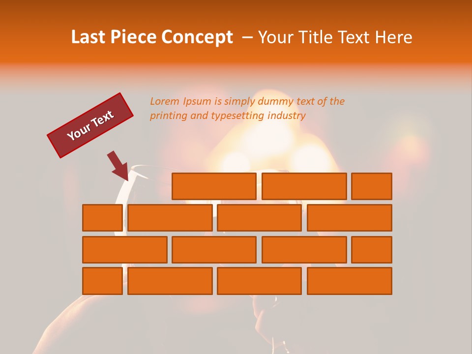 Two Glasses Of Wine Being Toasted By A Person PowerPoint Template