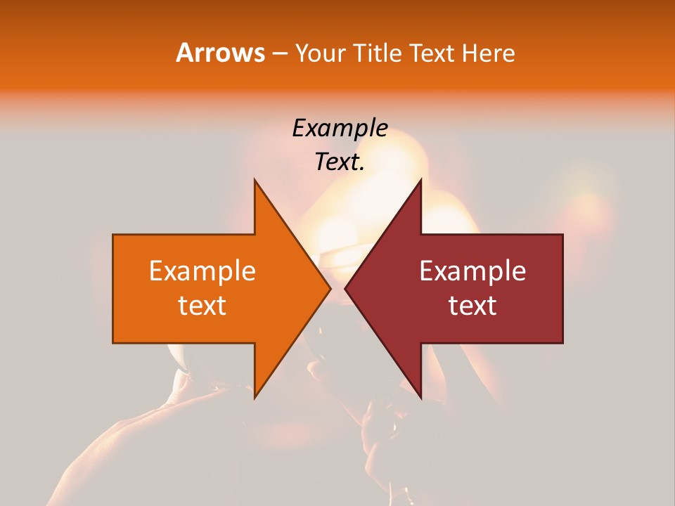 Two Glasses Of Wine Being Toasted By A Person PowerPoint Template