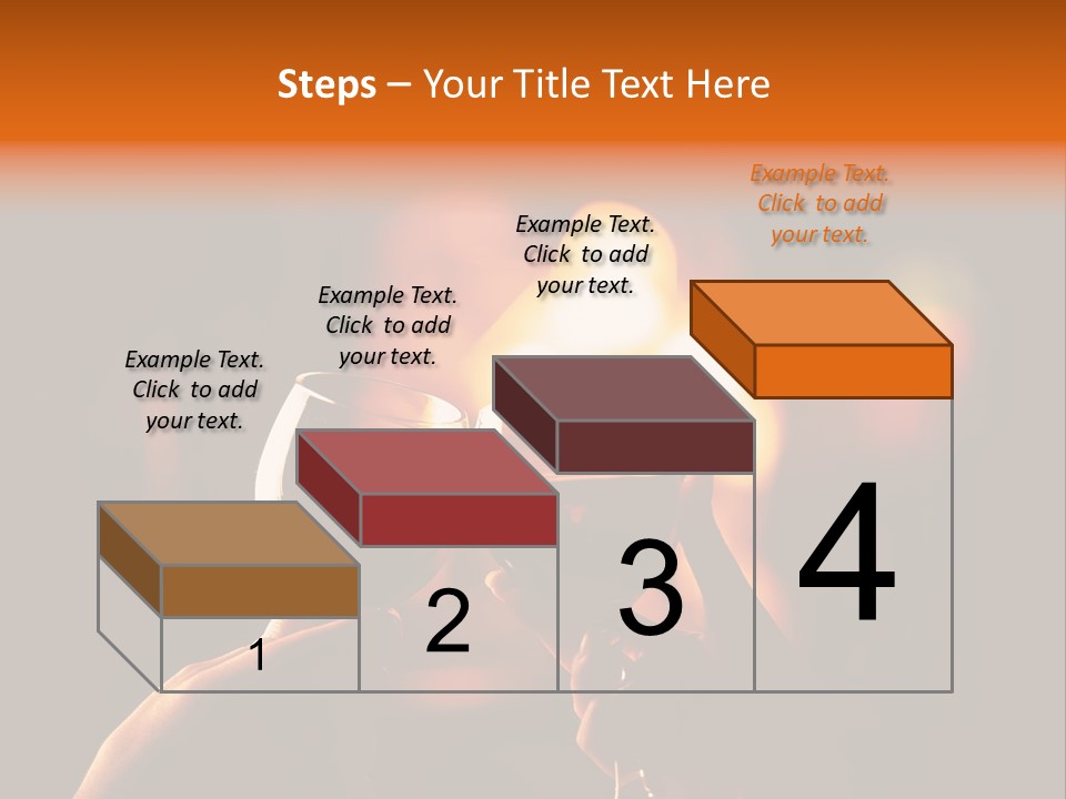 Two Glasses Of Wine Being Toasted By A Person PowerPoint Template