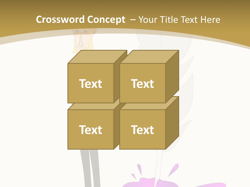 A Man In A Suit Holding A Feather Powerpoint Presentation PowerPoint Template