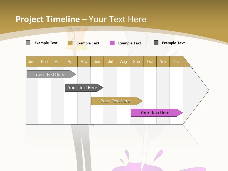 A Man In A Suit Holding A Feather Powerpoint Presentation PowerPoint Template