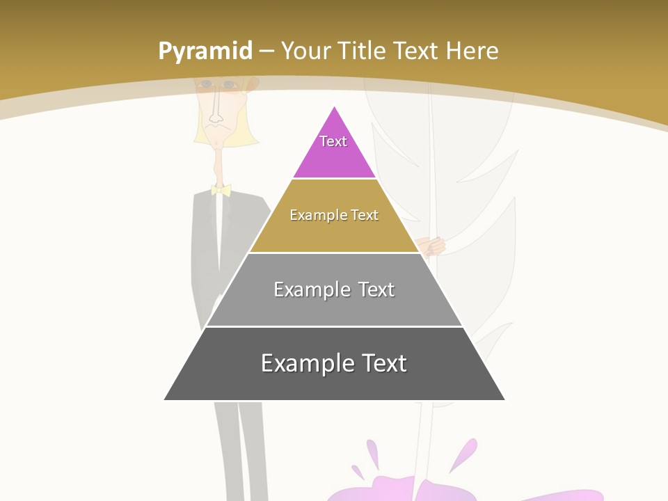 A Man In A Suit Holding A Feather Powerpoint Presentation PowerPoint Template