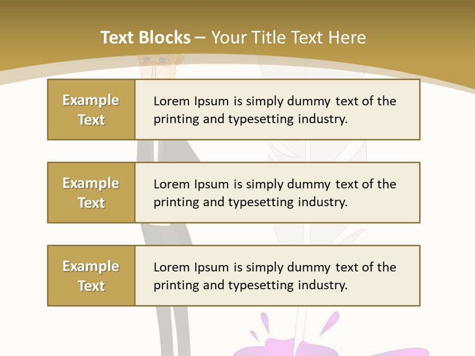 A Man In A Suit Holding A Feather Powerpoint Presentation PowerPoint Template