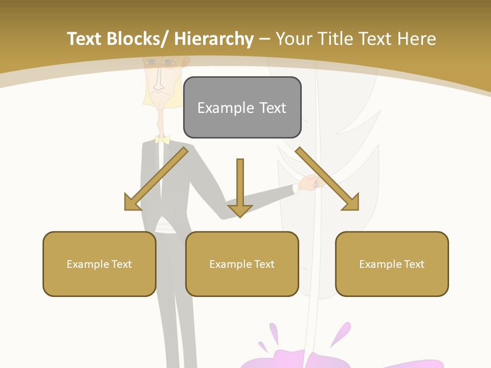 A Man In A Suit Holding A Feather Powerpoint Presentation PowerPoint Template