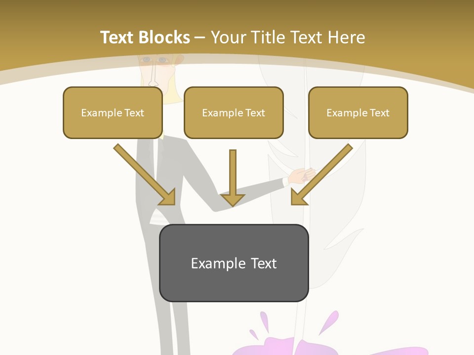 A Man In A Suit Holding A Feather Powerpoint Presentation PowerPoint Template