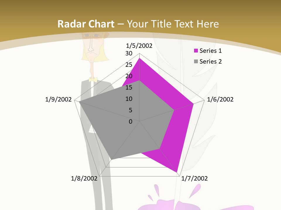 A Man In A Suit Holding A Feather Powerpoint Presentation PowerPoint Template