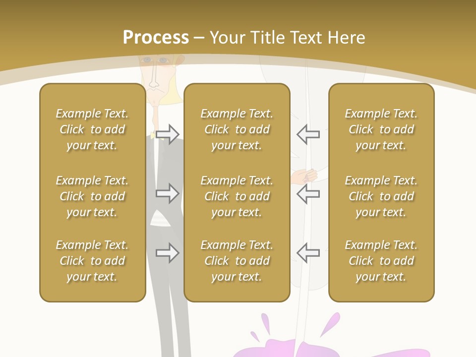 A Man In A Suit Holding A Feather Powerpoint Presentation PowerPoint Template