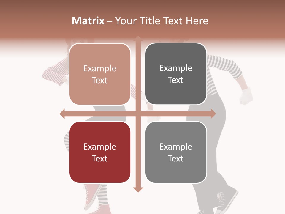 Pantomime Striped Surprised PowerPoint Template